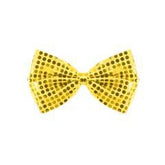 Gold Sequin Bow Tie